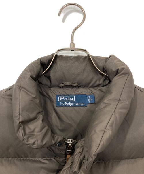 POLO RALPH LAUREN（ポロ・ラルフローレン）POLO RALPH LAUREN (ポロ・ラルフローレン) ダウンベスト グリーン サイズ:Lの古着・服飾アイテム