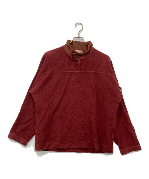 STONE ISLAND（ストーンアイランド）STONE ISLAND (ストーンアイランド) ポールハーヴェイ期 96年製フリーススウェット レッド サイズ:Ｓの古着・服飾アイテム