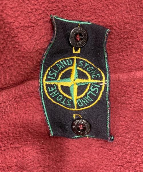 STONE ISLAND（ストーンアイランド）STONE ISLAND (ストーンアイランド) ポールハーヴェイ期 96年製フリーススウェット レッド サイズ:Ｓの古着・服飾アイテム