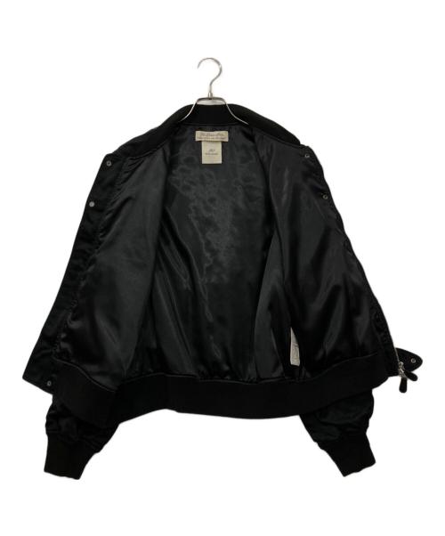 REMI RELIEF（レミレリーフ）REMI RELIEF (レミレリーフ) MA-1 フライトジャケット ブルゾン ブラック サイズ:Lの古着・服飾アイテム