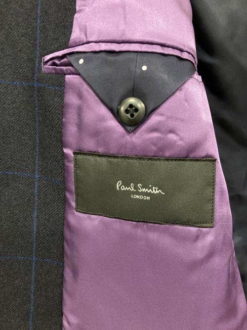Paul Smith COLLECTION（ポールスミス コレクション）Paul Smith COLLECTION (ポールスミス コレクション) ウールステンカラーコート ネイビー サイズ:XLの古着・服飾アイテム