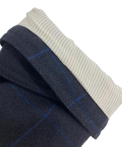 Paul Smith COLLECTION（ポールスミス コレクション）Paul Smith COLLECTION (ポールスミス コレクション) ウールステンカラーコート ネイビー サイズ:XLの古着・服飾アイテム