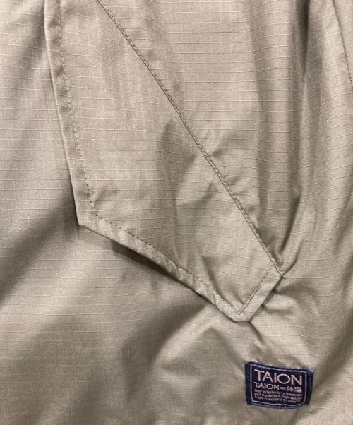 TAION（タイオン）TAION (タイオン) リバーシブルウインドブレーカー ベージュ×グリーン サイズ:記載なしの古着・服飾アイテム