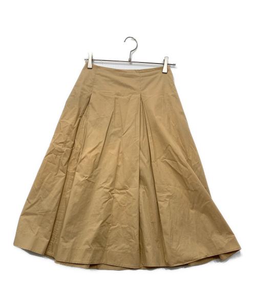 TORY BURCH（トリーバーチ）TORY BURCH (トリーバーチ) Aラインミディスカート ベージュの古着・服飾アイテム