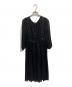 MUVEIL (ミュベール) シルクドレス ブラック サイズ:36：7000円