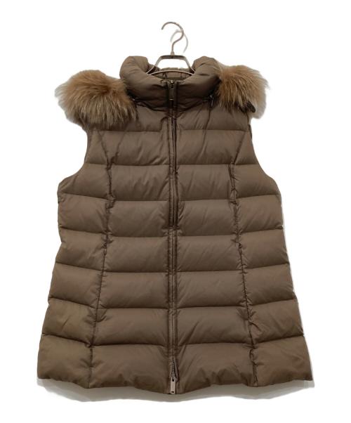 MACKINTOSH LONDON（マッキントッシュ ロンドン）MACKINTOSH LONDON (マッキントッシュ ロンドン) ダウンベスト ベージュ サイズ:44の古着・服飾アイテム