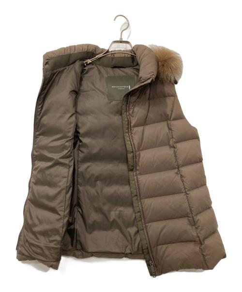 MACKINTOSH LONDON（マッキントッシュ ロンドン）MACKINTOSH LONDON (マッキントッシュ ロンドン) ダウンベスト ベージュ サイズ:44の古着・服飾アイテム