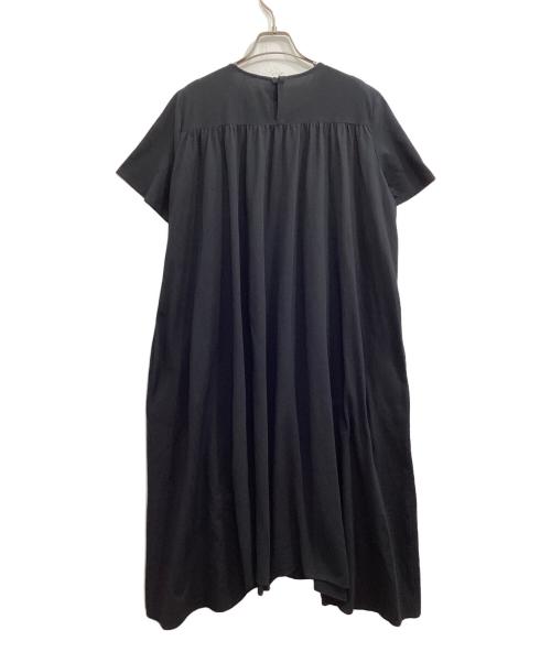 MACKINTOSH LONDON（マッキントッシュ ロンドン）MACKINTOSH LONDON (マッキントッシュ ロンドン) シアサッカーワンピース ブラック サイズ:44の古着・服飾アイテム