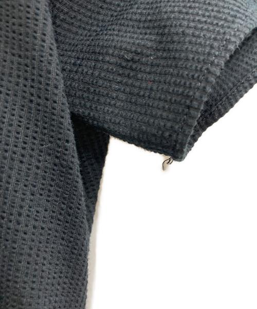MACKINTOSH LONDON（マッキントッシュ ロンドン）MACKINTOSH LONDON (マッキントッシュ ロンドン) シアサッカーワンピース ブラック サイズ:44の古着・服飾アイテム