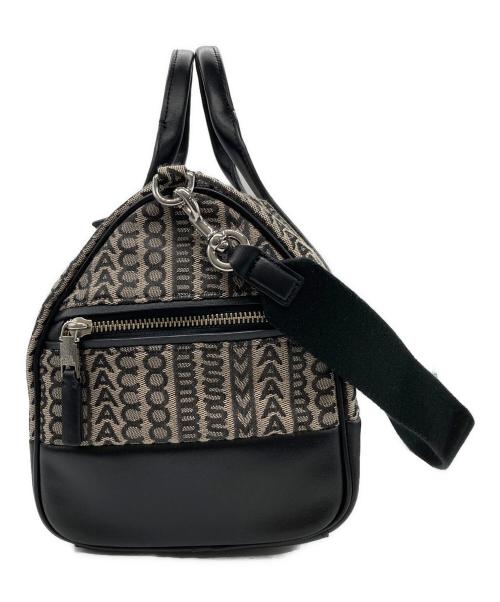MARC JACOBS（マークジェイコブズ）MARC JACOBS (マークジェイコブズ) THE MONOGRAM DUFFLE BAG/ザ モノグラム ダッフル バッグ ショルダー ブラック×グレーの古着・服飾アイテム