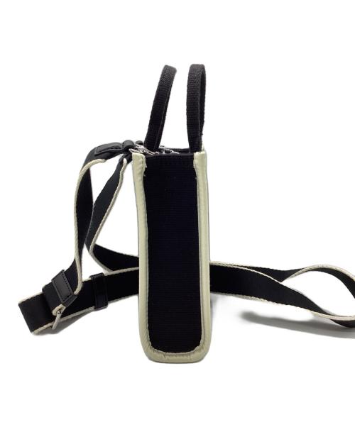 MARC JACOBS（マークジェイコブズ）MARC JACOBS (マークジェイコブズ) THE JACQUARD MINI TOTE/ジャガード ミニトートバッグ ブラック×ホワイトの古着・服飾アイテム