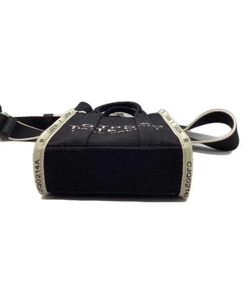 MARC JACOBS（マークジェイコブズ）MARC JACOBS (マークジェイコブズ) THE JACQUARD MINI TOTE/ジャガード ミニトートバッグ ブラック×ホワイトの古着・服飾アイテム