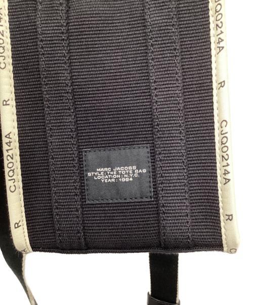 MARC JACOBS（マークジェイコブズ）MARC JACOBS (マークジェイコブズ) THE JACQUARD MINI TOTE/ジャガード ミニトートバッグ ブラック×ホワイトの古着・服飾アイテム