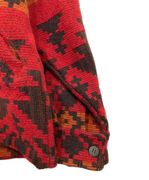 WOOLRICH（ウールリッチ）WOOLRICH (ウールリッチ) ネイティブ柄ジャケット レッド サイズ:Mの古着・服飾アイテム