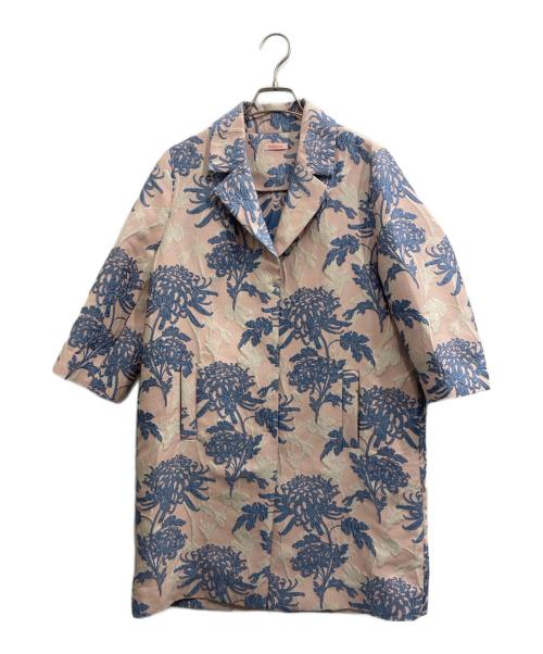 P.A.R.O.S.H（パロシュ）P.A.R.O.S.H (パロシュ) フローラルコート ピンク サイズ:Sの古着・服飾アイテム