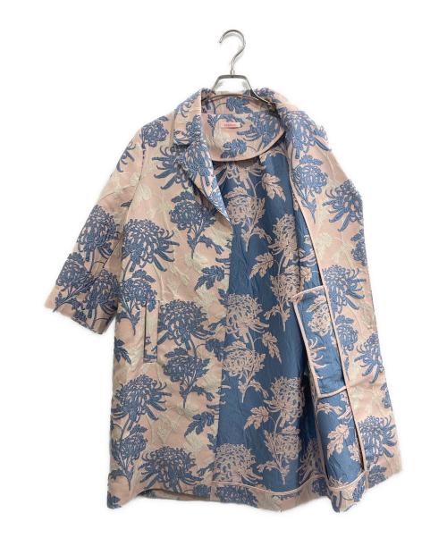 P.A.R.O.S.H（パロシュ）P.A.R.O.S.H (パロシュ) フローラルコート ピンク サイズ:Sの古着・服飾アイテム
