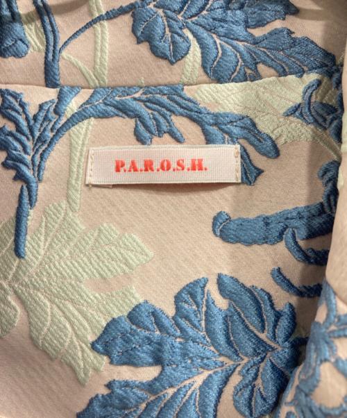 P.A.R.O.S.H（パロシュ）P.A.R.O.S.H (パロシュ) フローラルコート ピンク サイズ:Sの古着・服飾アイテム