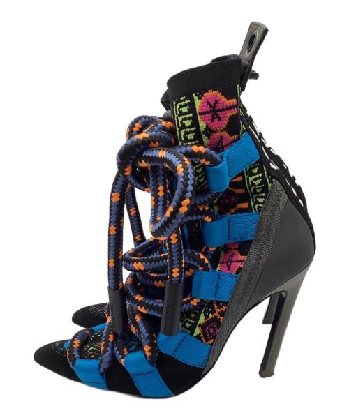 DIESEL（ディーゼル）DIESEL (ディーゼル) ブーティ ブルー サイズ:37の古着・服飾アイテム