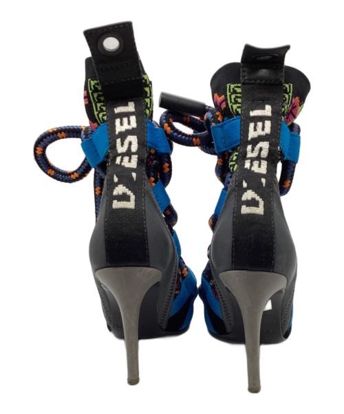DIESEL（ディーゼル）DIESEL (ディーゼル) ブーティ ブルー サイズ:37の古着・服飾アイテム