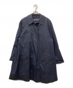 Burberry'sバーバリー）の古着「ノヴァチェックライナー付ステンカラーコート」｜ネイビー