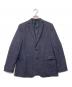 LAUREN RALPH LAUREN（ローレンラルフローレン）の古着「エルボーパッチ チェックテーラードジャケット」｜ネイビー