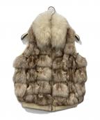 GRACE CONTINENTAL（グレースコンチネンタル）の古着「フォックスファーベスト」｜ブラウン