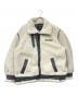 AVIREX（アヴィレックス）の古着「RETORO BOA B-3 フリースジャケット/レトロボア B-3 フリースジャケット」｜ホワイト