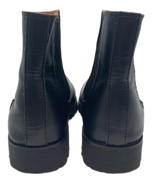 molle shoes（モールシューズ）molle shoes (モールシューズ) スクエアトゥサイドゴアブーツ ブラック サイズ:US7の古着・服飾アイテム