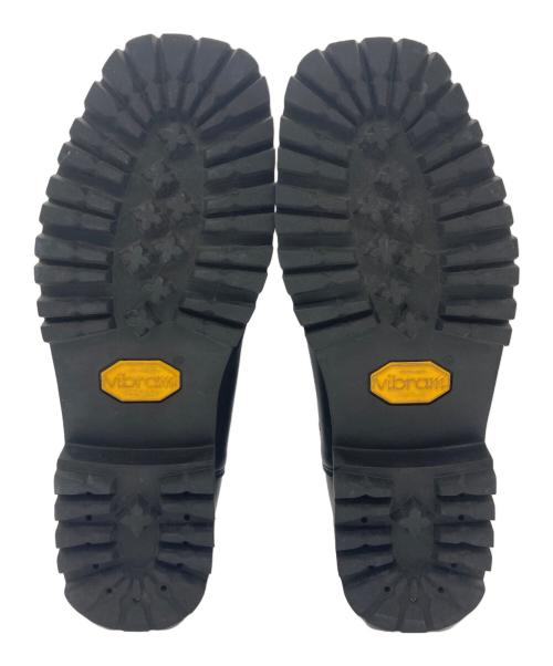 molle shoes（モールシューズ）molle shoes (モールシューズ) スクエアトゥサイドゴアブーツ ブラック サイズ:US7の古着・服飾アイテム