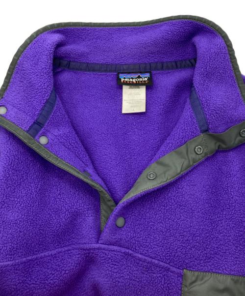 Patagonia（パタゴニア）Patagonia (パタゴニア) シンチラスナップT/フリースプルオーバー パープル サイズ:Lの古着・服飾アイテム
