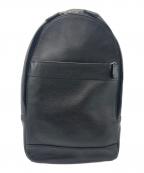 COACHコーチ）の古着「レザーボディーバッグ」｜ブラック