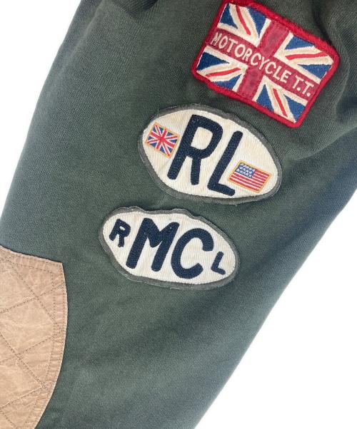 POLO RALPH LAUREN（ポロ・ラルフローレン）POLO RALPH LAUREN (ポロ・ラルフローレン) モーターサイクル ラガーシャツ グリーン サイズ:XLの古着・服飾アイテム