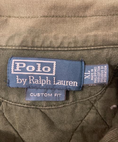 POLO RALPH LAUREN（ポロ・ラルフローレン）POLO RALPH LAUREN (ポロ・ラルフローレン) モーターサイクル ラガーシャツ グリーン サイズ:XLの古着・服飾アイテム