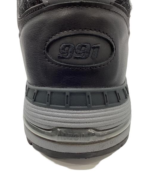 NEW BALANCE（ニューバランス）NEW BALANCE (ニューバランス) M991DJ ブラック×グレー サイズ:UK10/USA10.5　EUR44.5の古着・服飾アイテム