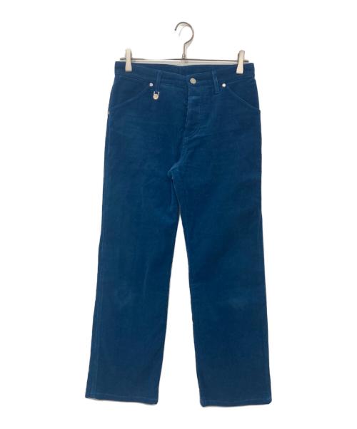 LOUIS VUITTON（ルイ ヴィトン）LOUIS VUITTON (ルイ ヴィトン) コーデュロイパンツ ブルー サイズ:38の古着・服飾アイテム