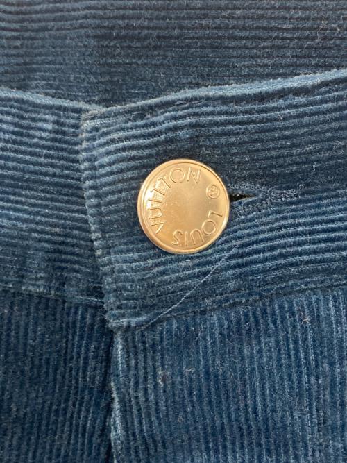 LOUIS VUITTON（ルイ ヴィトン）LOUIS VUITTON (ルイ ヴィトン) コーデュロイパンツ ブルー サイズ:38の古着・服飾アイテム