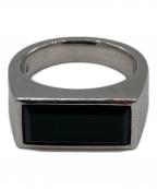 TOM WOODトムウッド）の古着「オニキス Peaky Ring/ピンキー　リング」｜ブラック