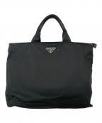 PRADAプラダ）の古着「ナイロントートバッグ」｜ブラック