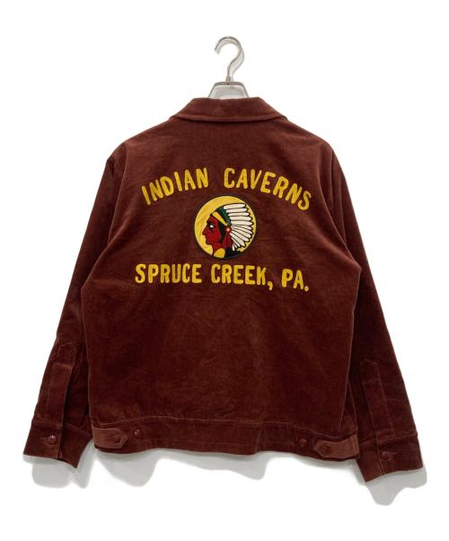BACKERS（バッカーズ）Backers (バッカーズ) インディアン コーデュロイジャケット レッド サイズ:Lの古着・服飾アイテム