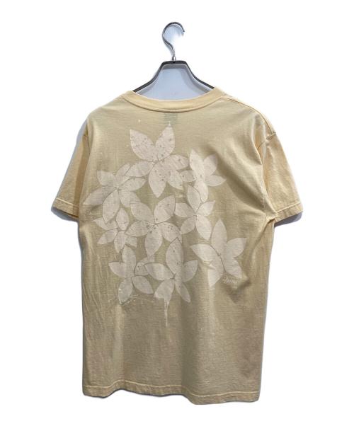 stussy（ステューシー）stussy (ステューシー) プリントTシャツ イエロー サイズ:Lの古着・服飾アイテム