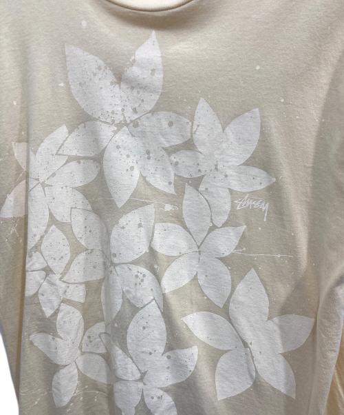 stussy（ステューシー）stussy (ステューシー) プリントTシャツ イエロー サイズ:Lの古着・服飾アイテム