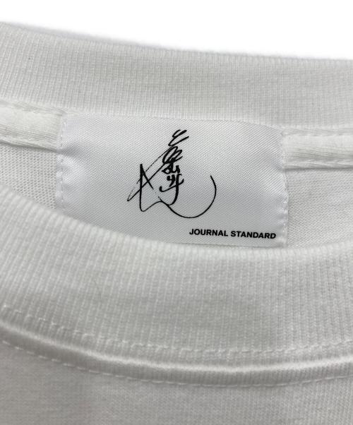 JOURNAL STANDARD（ジャーナルスタンダード）JOURNAL STANDARD (ジャーナルスタンダード) コラボTシャツ ホワイト サイズ:XLの古着・服飾アイテム