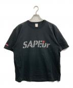 SAPEur×浜田雅功サプール×ハマダマサトシ）の古着「MASATOSHI HAMADA Tシャツ」｜ブラック