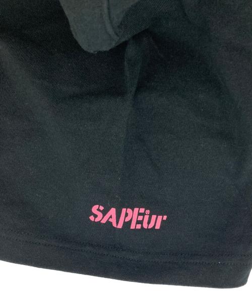 SAPEur（サプール）SAPEur (サプール) 浜田雅功 (ハマダマサトシ) MASATOSHI HAMADA Tシャツ ブラック サイズ:XLの古着・服飾アイテム