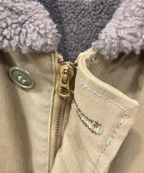 NAVY DEPARTMENT（ネイビーデパートメント）NAVY DEPARTMENT (ネイビーデパートメント) N-1 デッキジャケット カーキ サイズ:LARGEの古着・服飾アイテム