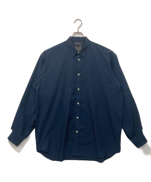 DAIWA PIER39（ダイワ ピア39）DAIWA PIER39 (ダイワ ピア39) TECH REGULAR COLLAR SHIRTS/テックレギュラーカラーシャツ ネイビー サイズ:Lの古着・服飾アイテム