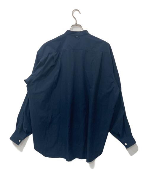 DAIWA PIER39（ダイワ ピア39）DAIWA PIER39 (ダイワ ピア39) TECH BAND COLLAR SHIRT/テックバンドカラーシャツ ネイビー サイズ:Lの古着・服飾アイテム