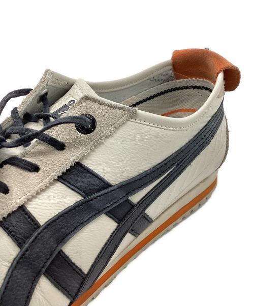 Onitsuka Tiger（オニツカタイガー）Onitsuka Tiger (オニツカタイガー) MEXICO 66 SD CREAM/メキシコ 66 SD クリーム ホワイト×ネイビー サイズ:27.5cm/US9.5/UK8.5/EUR43.5の古着・服飾アイテム