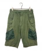 MONCLERモンクレール）の古着「カーゴショーツ」｜オリーブ