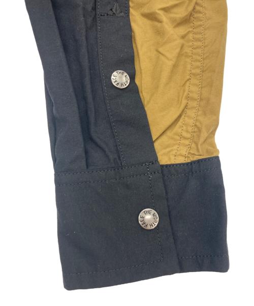 THE NORTH FACE（ザ ノース フェイス）THE NORTH FACE (ザ ノース フェイス) L/S Nuptse Shirt ロングスリーブヌプシシャツ ブラック×ブラウン サイズ:Lの古着・服飾アイテム